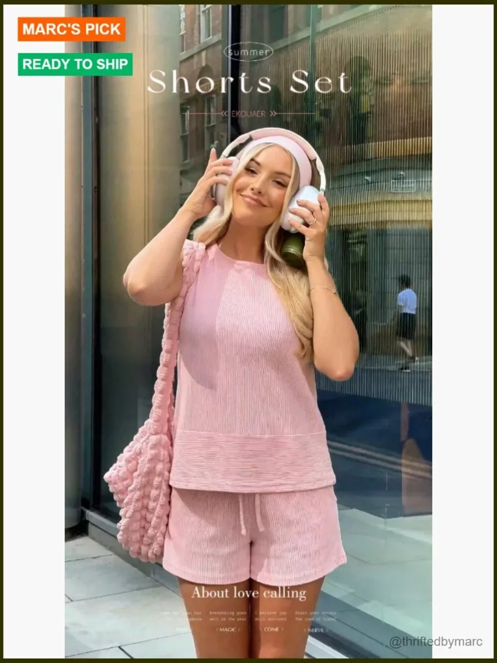Women's Summer Lounge Set Sleeveless Tank Top Shorts Matching Outfit S-XXL